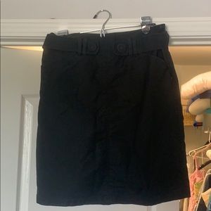 Black Ann Taylor pencil skirt